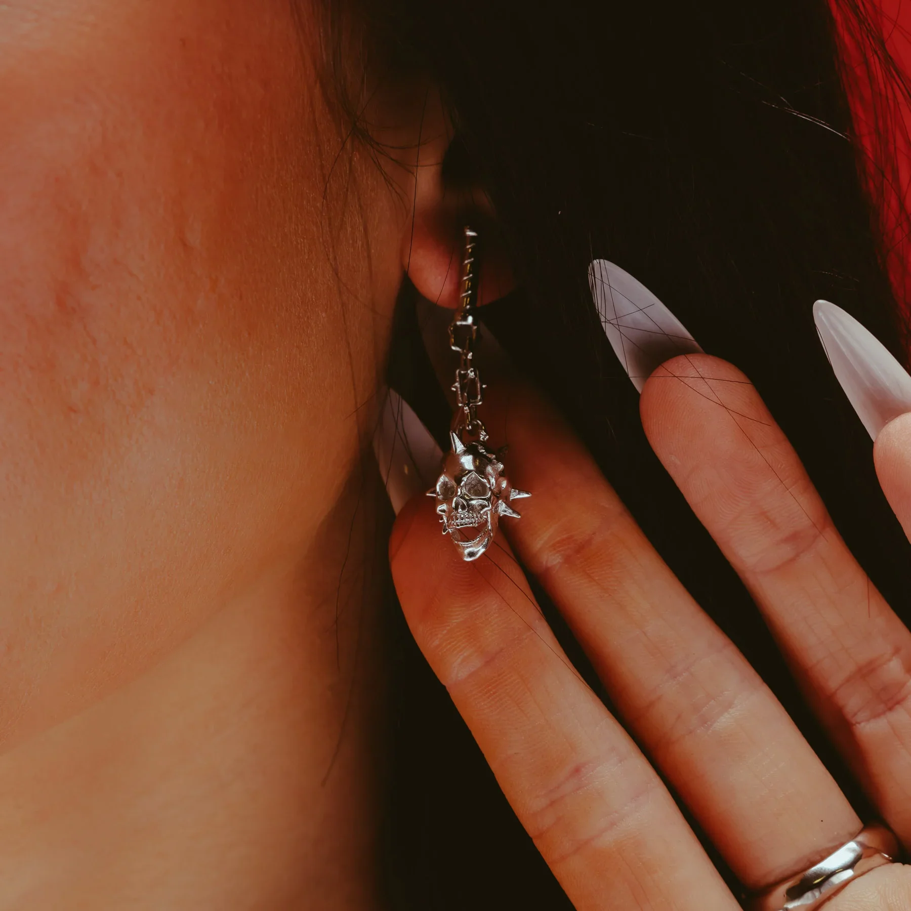 6TH CIRCLE OF HELL EARRING - Image 4