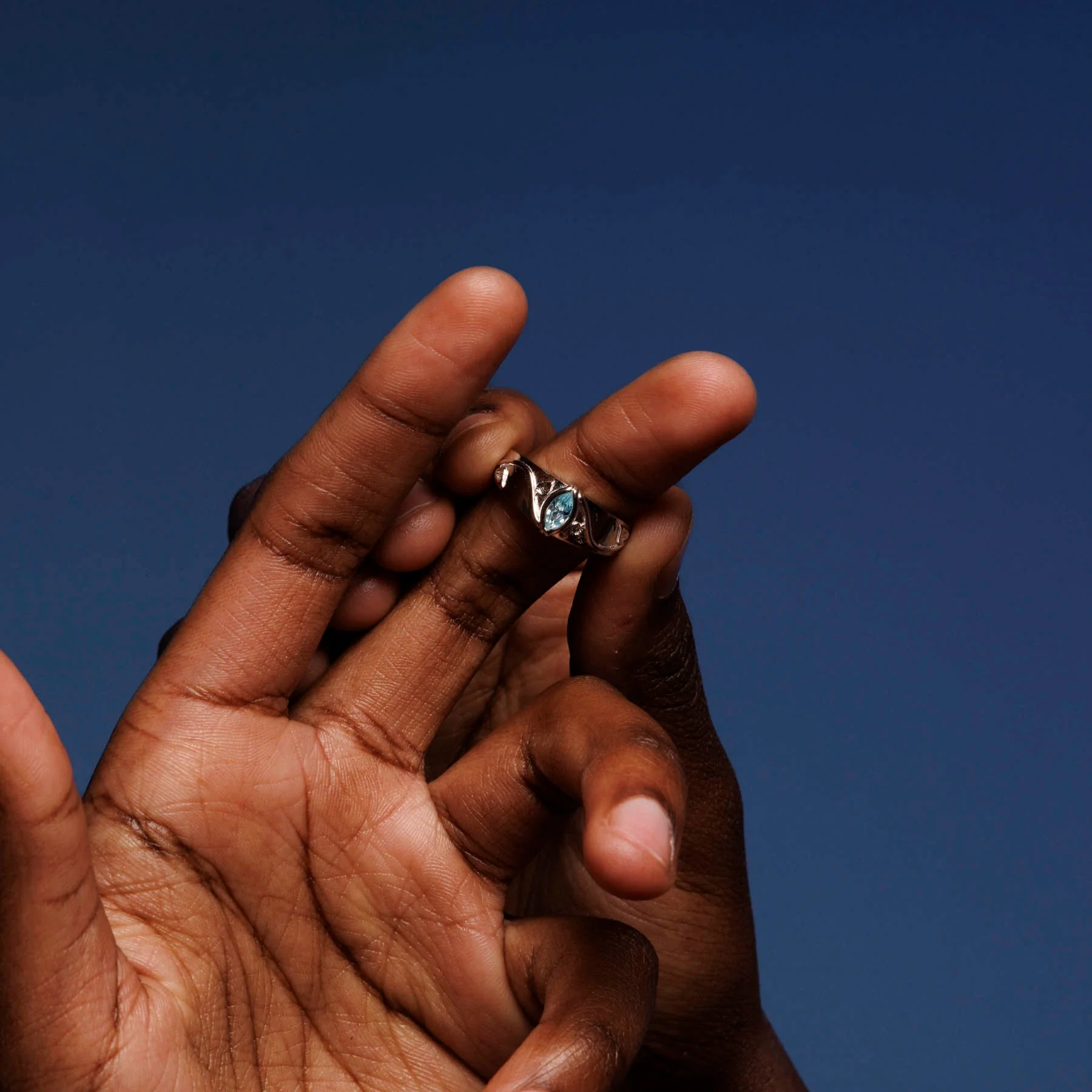 BIRTHSTONE RING (MARCH) - Image 3