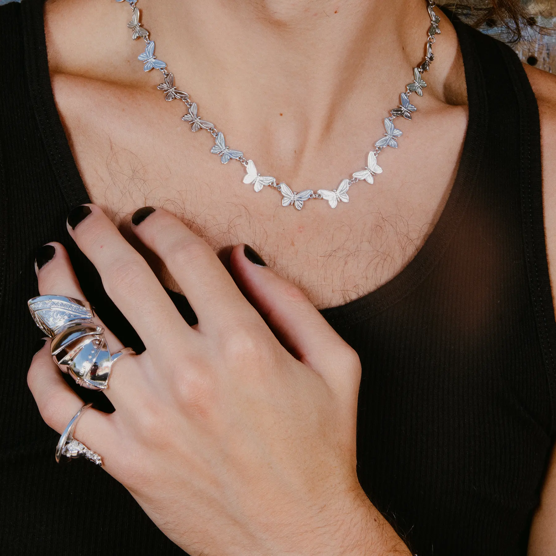 BUTTERFLY NECKLACE (ADJUSTABLE) - Image 6