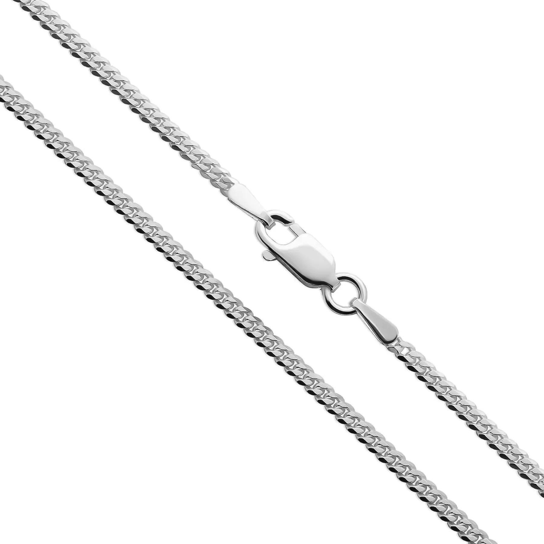 2MM STERLING SILVER CURB CHAIN - Image 3