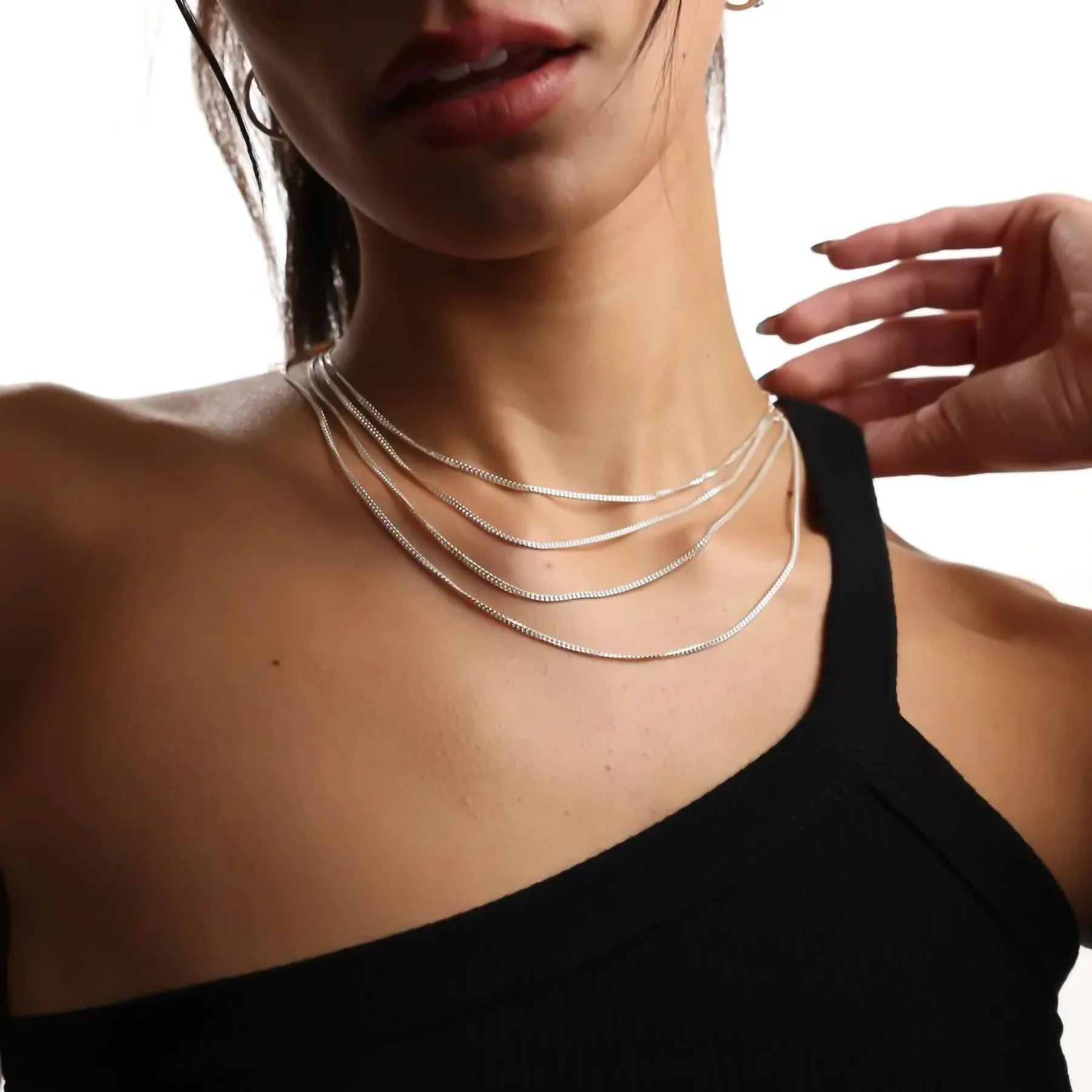 2MM STERLING SILVER CURB CHAIN - Image 4