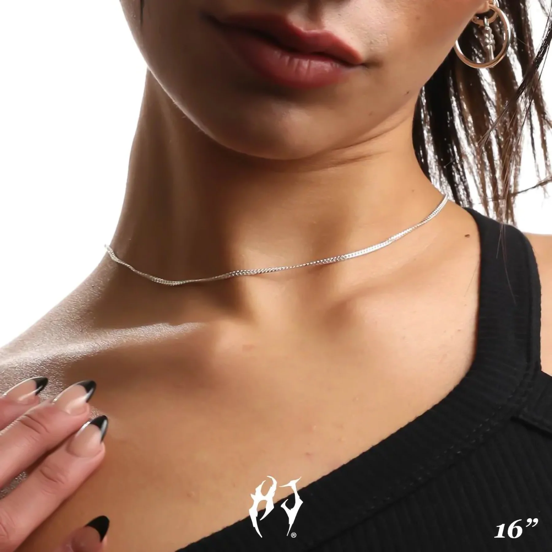 2MM STERLING SILVER CURB CHAIN - Image 6