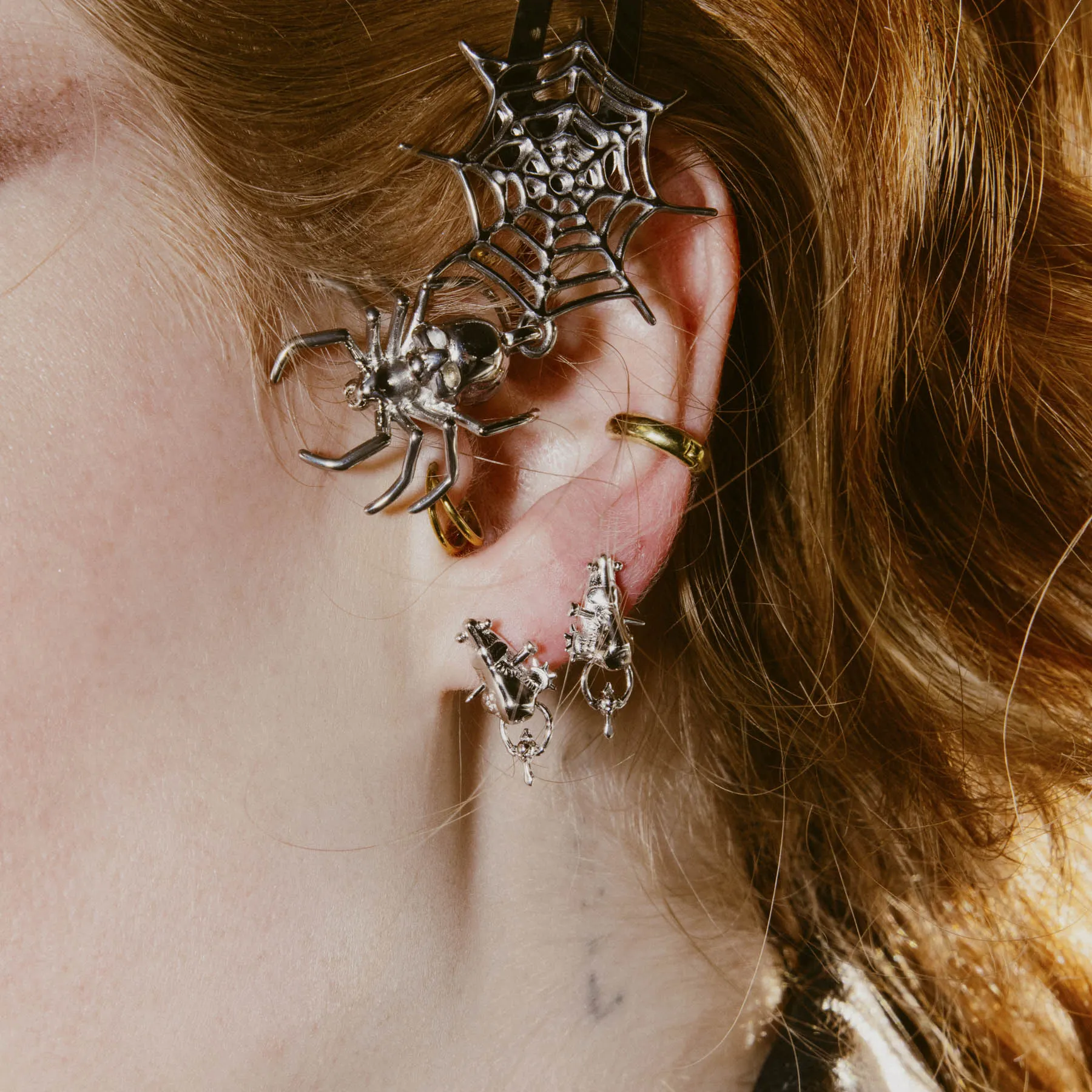 "NOSE" STUD EARRING - Image 5