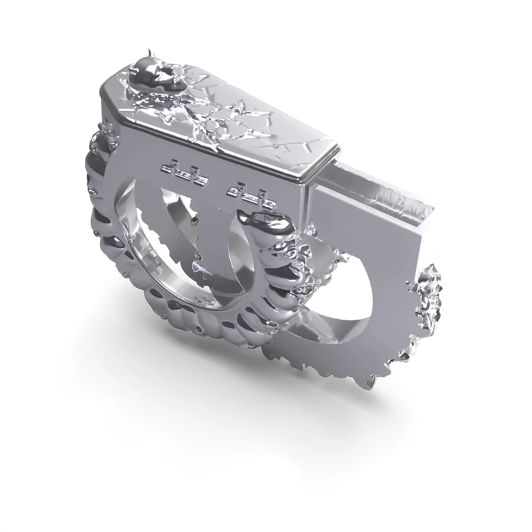 FALLEN ANGEL COFFIN RING - Image 4