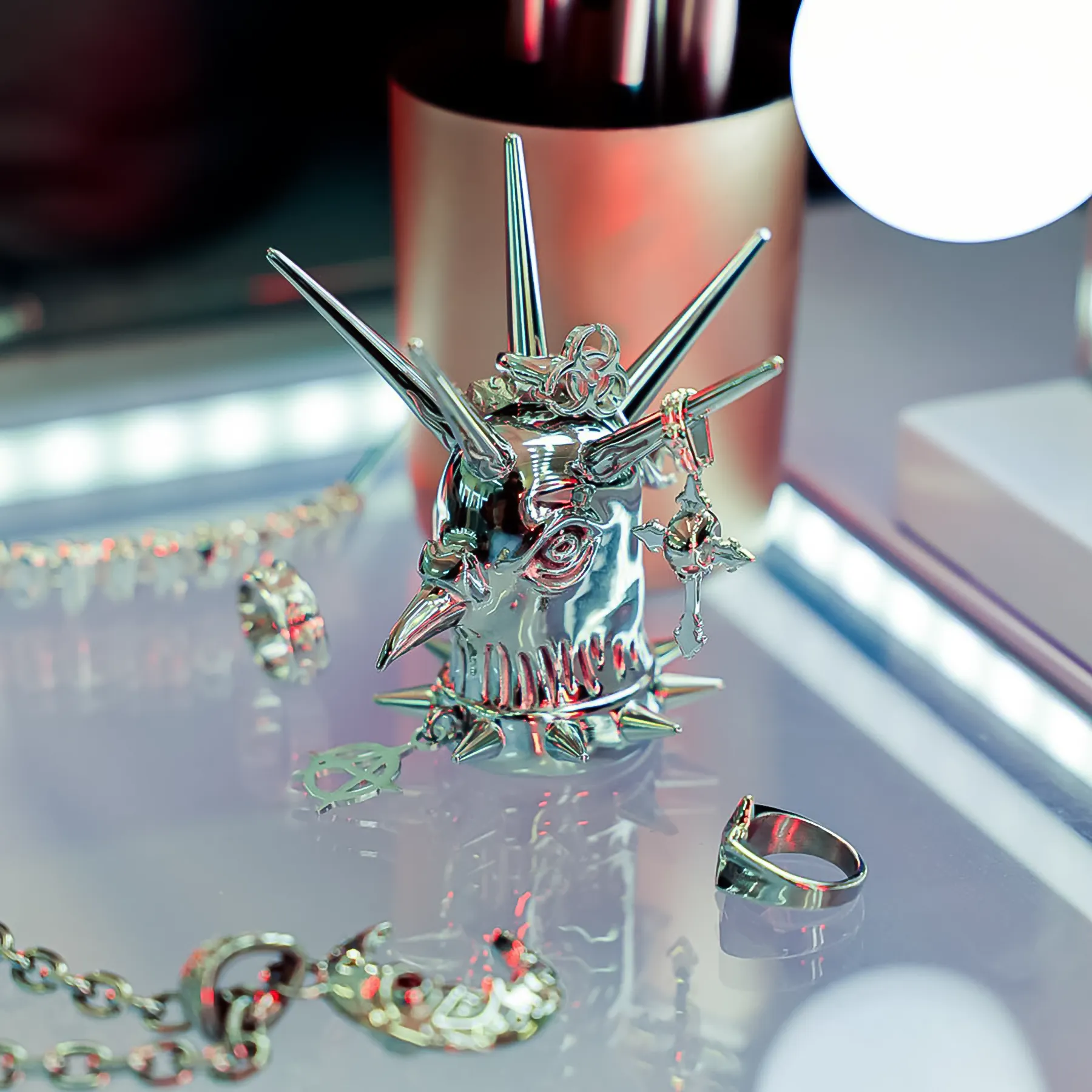 PHOENIX THE PUNK PIGEON JEWELRY HOLDER - Image 5