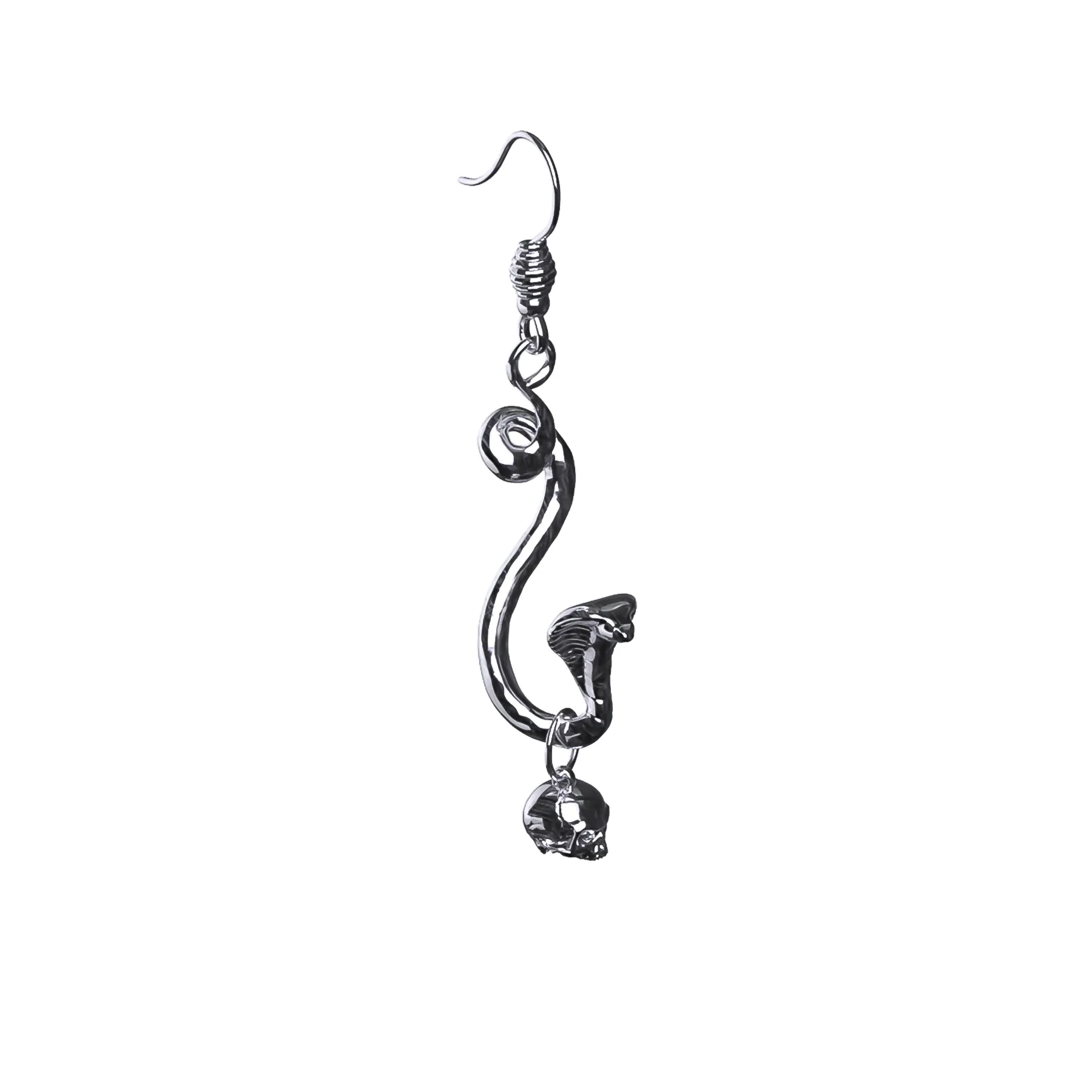 SNAKE SKULL EARRING - Image 3