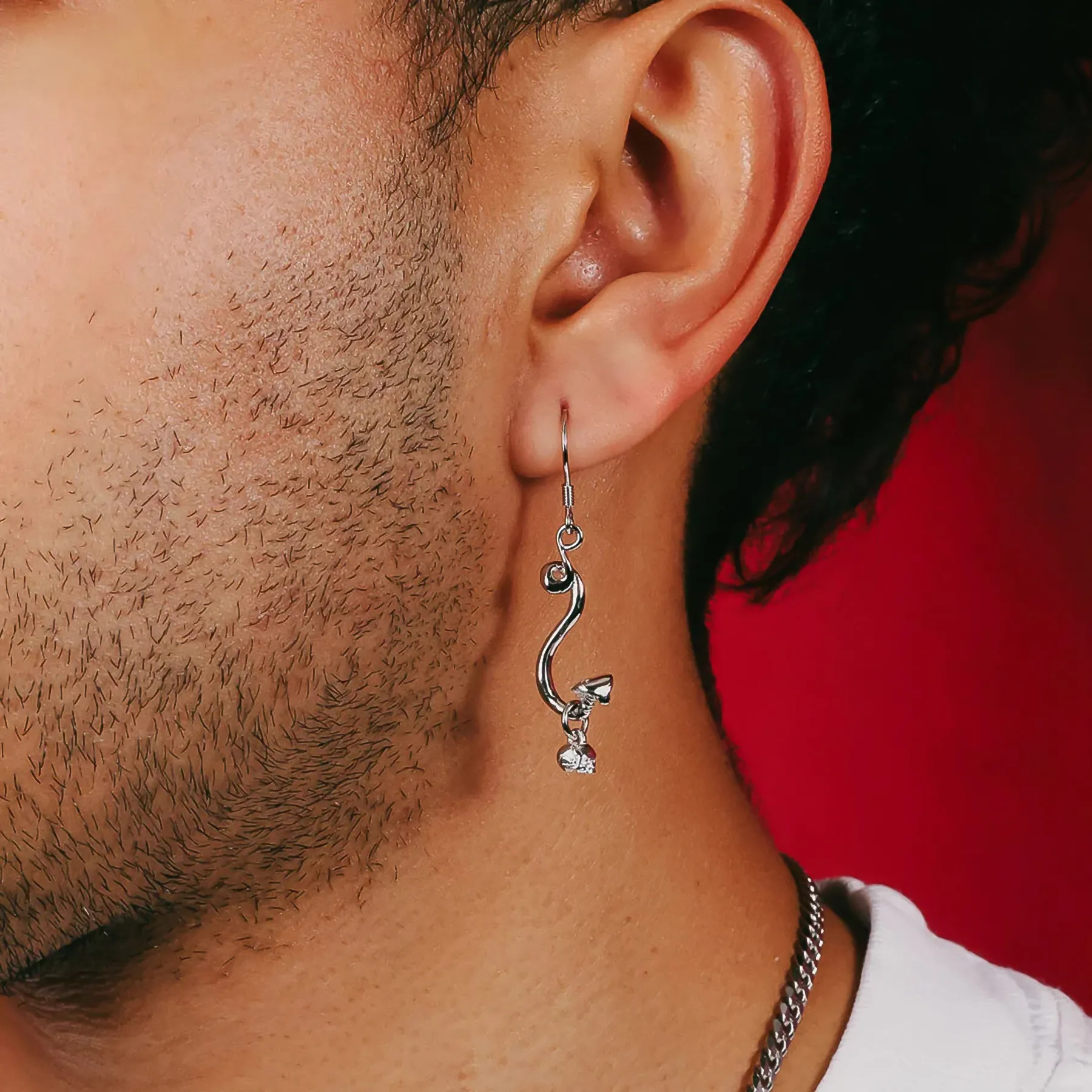 SNAKE SKULL EARRING - Image 6