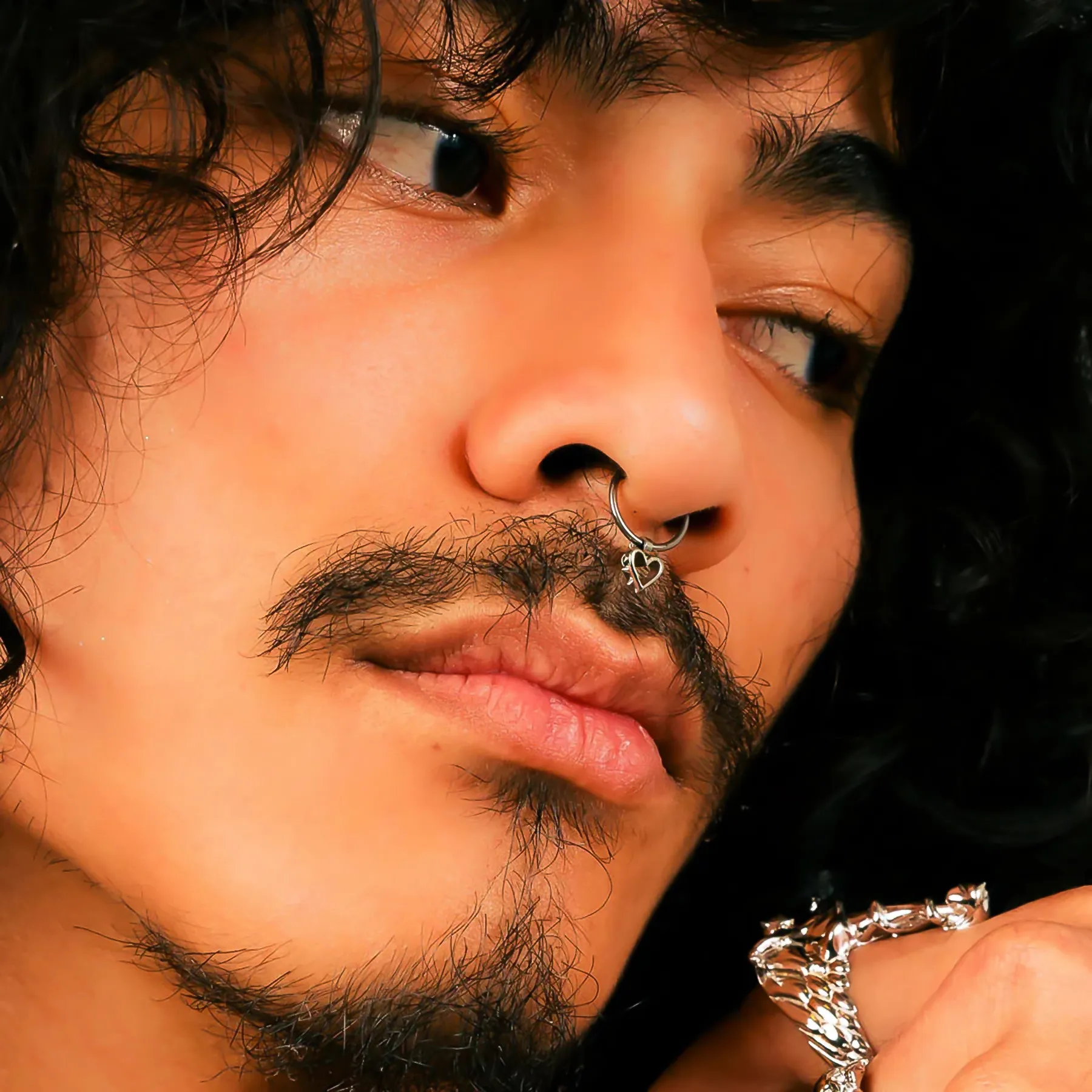 FAUX SPIKED HEART SEPTUM - Image 6