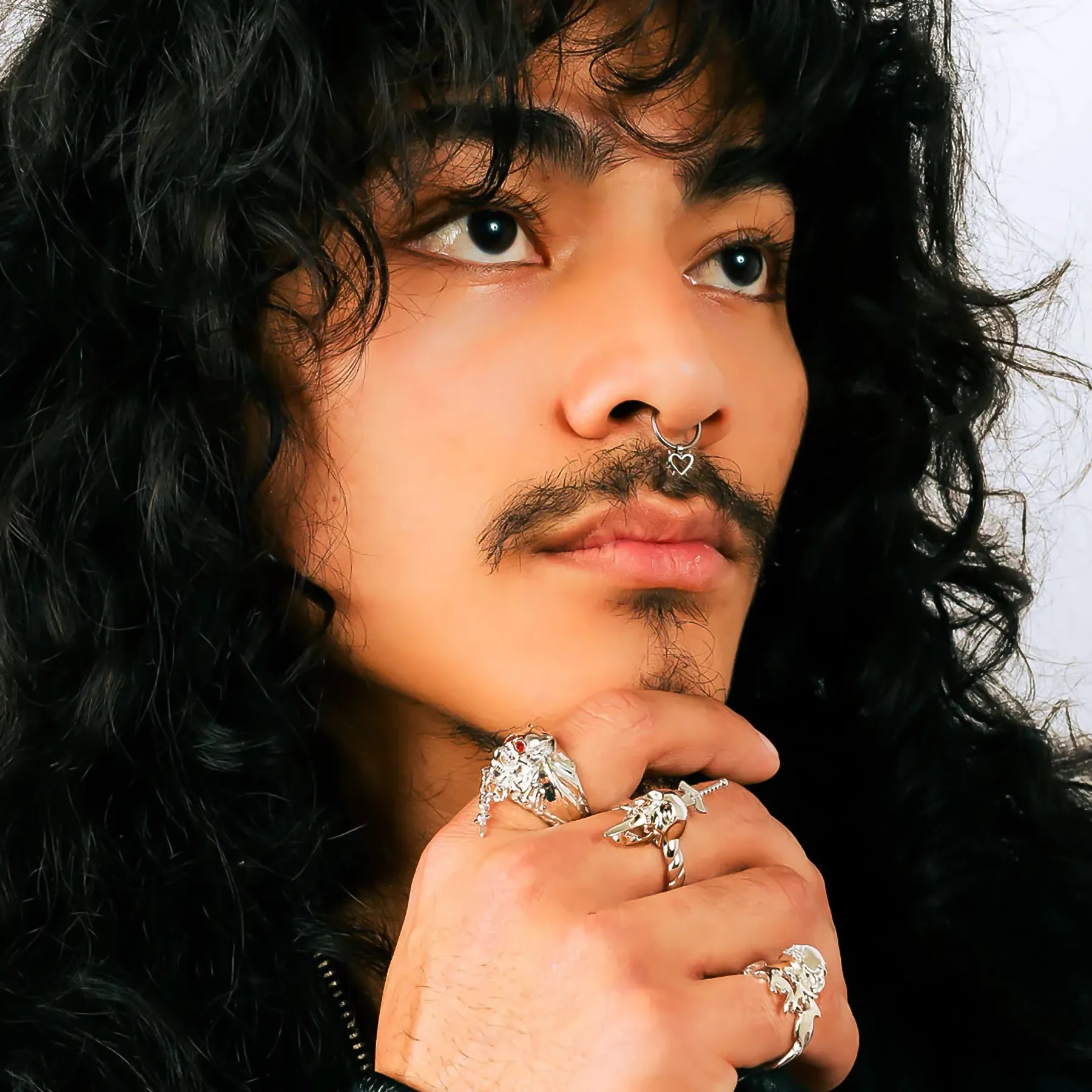 FAUX SPIKED HEART SEPTUM - Image 9