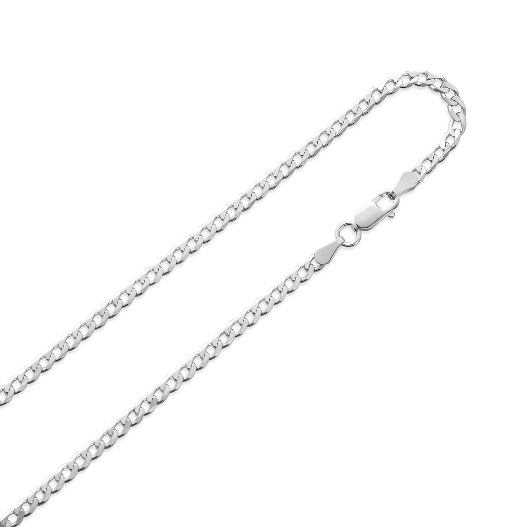 3MM STERLING SILVER CURB CHAIN - Image 3