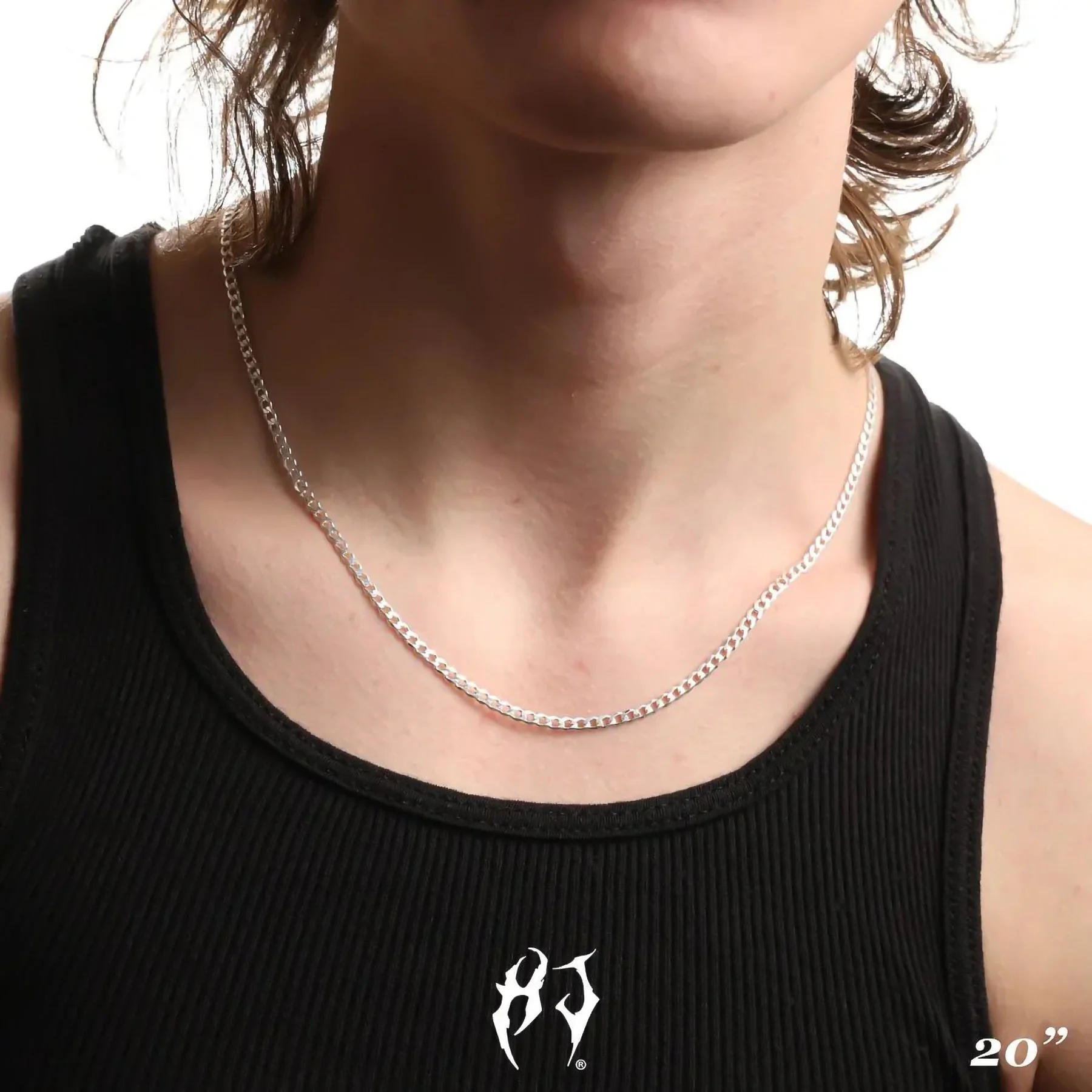 3MM STERLING SILVER CURB CHAIN - Image 8