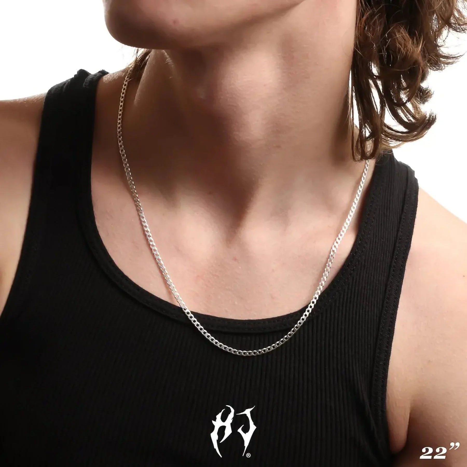 3MM STERLING SILVER CURB CHAIN - Image 9