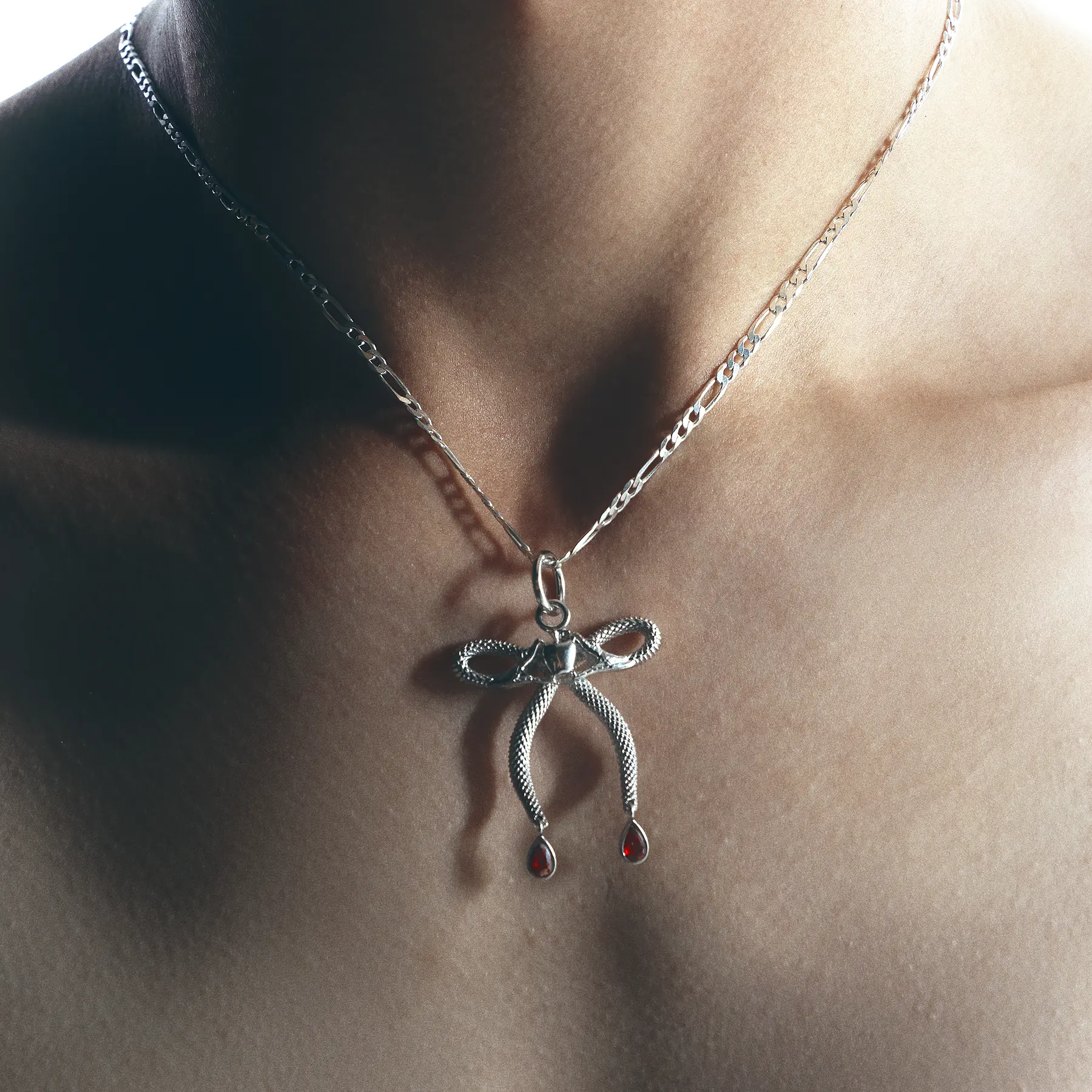 3MM STERLING SILVER FIGARO CHAIN - Image 10